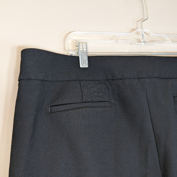 Talbots Signature Dress Pants Womens Size 16 Black Stretch Business Slacks Zip - Picture 4 of 13